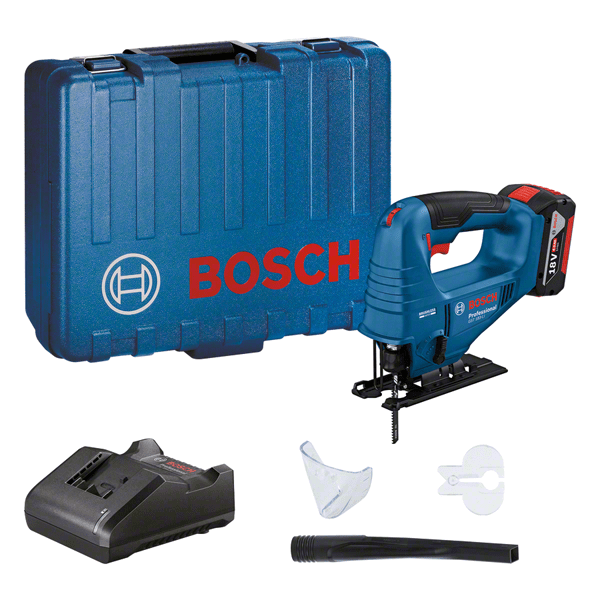 Акумулаторен прободен трион Bosch GST 183-Li - 18 V, 1x4 Ah батерия, зарядно и куфар